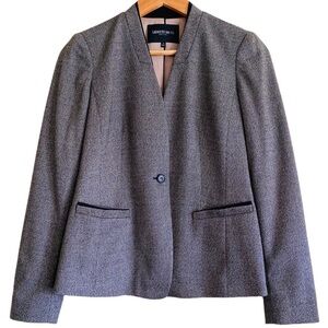 LAFAYETTE 148 Preppy Formal Business Casual Silk Blend Blazer Jacket Size 4P